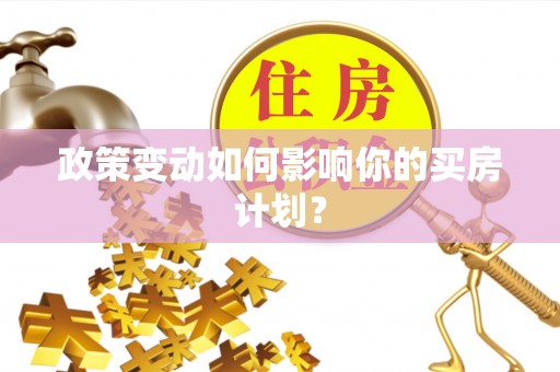 新津政策变动如何影响你的买房计划？