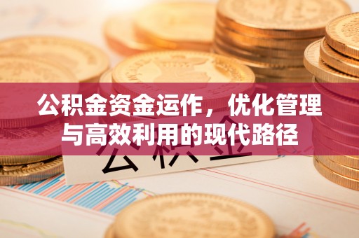 新津公积金资金运作，优化管理与高效利用的现代路径