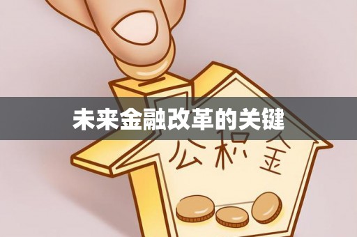 新津未来金融改革的关键
