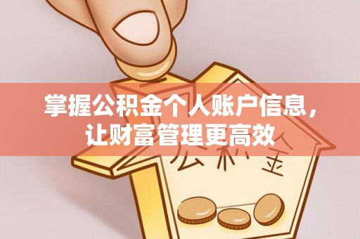 新津掌握公积金个人账户信息，让财富管理更高效