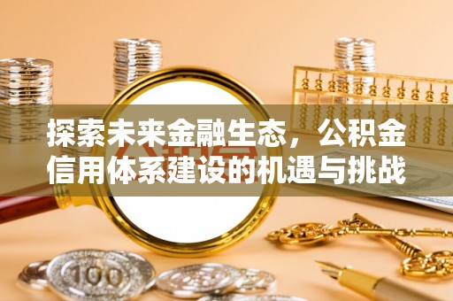 新津探索未来金融生态，公积金信用体系建设的机遇与挑战