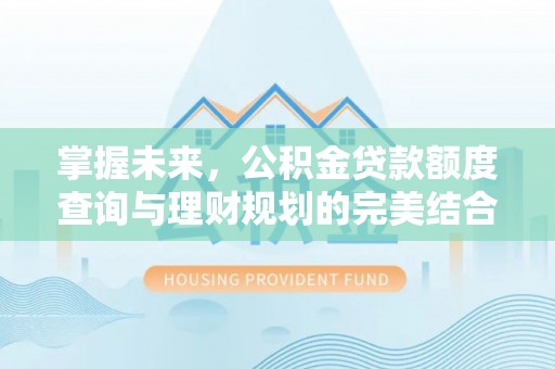 新津掌握未来，公积金贷款额度查询与理财规划的完美结合