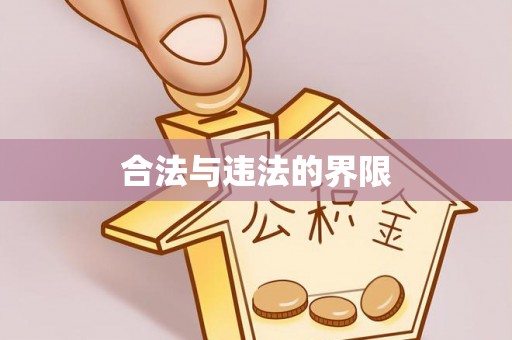 新津合法与违法的界限