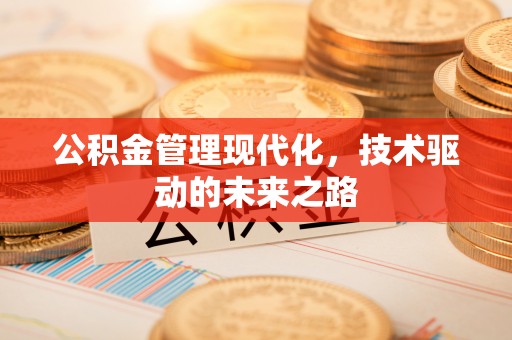 新津公积金管理现代化，技术驱动的未来之路